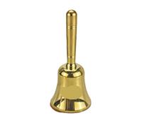 Solid Brass Hand Bell Hand Bell Altar Solid Brass Call Musical Instruments Tool for Events Teacher Animal Training Meditation Sporting