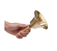 Solid Brass Hand Bell Super Loud Hand Bells,Solid Brass Call for Seniors in The Home, Animal Training, Dinner Parties, Meditation