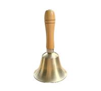 Solid Brass Hand Bell Super Loud Solid Brass Hand Bells for Seniors Home Call Animal Training Dinner Parties Meditation