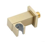 Solid Brass Handheld Shower Head Holder Wall Mount Bracket For Bathroom Hand Sprayer Featuring Copper Material To Resist Erosion And Wear For Long Lasting Performance(gold)