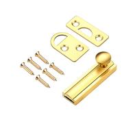 Solid Brass Latch Sliding Door Lock 2 Inch Door Bolts Sliding Surface Door Lock Bolt for All Types of Internal Doors