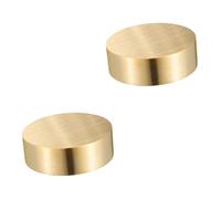 Solid Brass Paperweight Set - Heavy-Duty Black Office Desk Weights for Securing Documents, Calligraphy, and Blueprints, Anti-Tarnish & Rust-Resistant(4CMx2pcs)