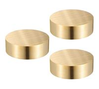 Solid Brass Paperweight Set - Heavy-Duty Black Office Desk Weights for Securing Documents, Calligraphy, and Blueprints, Anti-Tarnish & Rust-Resistant(4CMx3pcs)