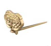 Solid Brass Picture Frame Bracket for Wall Art, Photo & Cross-Stitch Display with Rounded Corners, Bronze Finish Hardware Mounting Holder(Bronze)