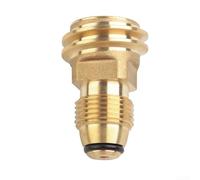 Solid Brass POL to For QCC1 Conversion Adapter for LP Gas Tanks Supporting For BBQ Grills Camping Stoves RV Appliances Outdoor Heaters and Fire Setups