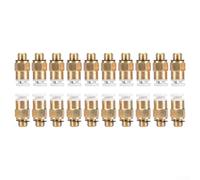 Solid Brass Push In Fittings For 3d Printer Extruders And Pneumatic Tools Featuring Tool Free Installation And Flexible Hose Connection