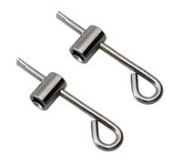 Solid Brass Radiator Bleed Key - Universal UK Radiator Key for UK Radiators, Essential Radiator Bleeding Tool Kit, Metric/Imperial Fit Heating System Bleed Key