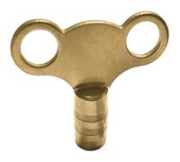 Solid Brass Radiator Key Universal Bleed Key for Bleeding and Venting Radiators Easy to Use Heavy Duty Rad Key Plumbing Bleed Key Clock Style Vent Air Lock Key