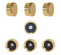 Solid Brass Refill 1LB Propane Bottle Cap Campervan Tank Cap (Pack of 7)
