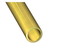 Solid Brass Round Tube - 2mm x 0.3mm x 1m