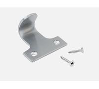 Solid Brass Sash Window Lift - Traditional Sash Window Handle, Satin Chrome Finish, Includes Fixing Screws | Satin chrome finish that resists marks and fingerprints