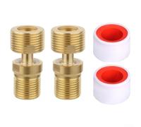 Solid Brass Shower Arm Adapter Adjustable Angle Valve for Wall Mounted Shower Head Holder High Pressure Fittings Bathroom Renovation Gold Finish(2pcs)