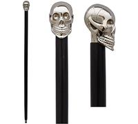 Solid Brass Skull Head Walking Cane Wooden Rosewood Walking Stick Designer Fashion Cane for Men