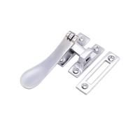 Solid Brass Spoon Casement Window Furniture Handle Hook MORTICE Victorian Fastener 2 Finish (Polished Chrome)