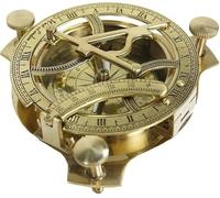 Solid Brass Sundial Compass 3 inche - Antique Showpiec Sundial Compass