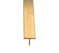 Solid Brass Threshold Strip T Molding, Cuttable Vinyl Wood Carpet Edge Trim Bar, Floor Seam Cover/Gap Connecting Strip for Doorway, Divider Strip
