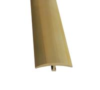 Solid Brass Threshold Strip T Molding, Cuttable Vinyl Wood Carpet Edge Trim Bar, Floor Seam Cover/Gap Connecting Strip for Doorway, Divider Strip