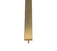 Solid Brass Threshold Strip T Molding, Cuttable Vinyl Wood Carpet Edge Trim Bar, Floor Seam Cover/Gap Connecting Strip for Doorway, Divider Strip