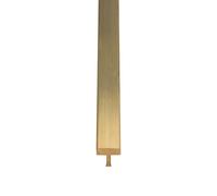 Solid Brass Threshold Strip T Molding, Cuttable Vinyl Wood Carpet Edge Trim Bar, Floor Seam Cover/Gap Connecting Strip for Doorway, Divider Strip (Color : Wide-6mm (0.24"))