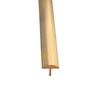 Solid Brass Threshold Strip T Molding, Cuttable Vinyl Wood Carpet Edge Trim Bar, Floor Seam Cover/Gap Connecting Strip for Doorway, Divider Strip (Color : Wide-8mm (0.31"))