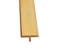 Solid Brass Threshold Strip T Molding, Cuttable Vinyl Wood Carpet Edge Trim Bar, Floor Seam Cover/Gap Connecting Strip for Doorway, Divider Strip (Color : Wide-13.5mm (0.53"))