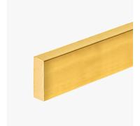 Solid Brass Threshold Transition Strip - Durable Floor Seam Cover for Wood to Tile, Cuttable 1M(5mmx20mm)