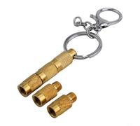 Solid Brass Tire Deflator 4-Pack Fast Release