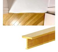 Solid Brass Transition Strip/Gap Cover Bar/Carpet Edge Trim, Non-slip Strips Carpet Floor Edge Trim for Home Office, Decor for Wall Furniture(Size:W10xH16mm(0.39"x0.63"))