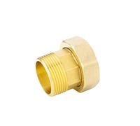 Solid Brass Union Pipe Fitting Connector - 3/4", 1", 1-1/4", 1-1/2" BSP Female to 1/2", 3/4" BSP Male Thread(1 F-3/4 M Short)