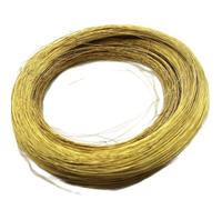 Solid Brass Wire Round Half Hard 0.3mm 0.4mm 0.5mm 0.6mm 0.7mm 0.8mm 0.9mm 1mm 1.2mm 1.3mm 1.4mm 1.5mm 1.6mm 1.8mm 2mm 2.2mm(2mm x 1m 1pc)