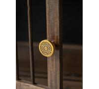 Solid Brushed Antique Brass Handles Chinese Style Kitchen Cabinet Pull Wardrobe Drawer Knob Furniture Handle(Black)