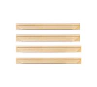 Solid Canvas Stretcher Frames, Premium Pine Wood Strips Bar Set, for Oil Paintings Poster Prints, DIY Arts Accessory Materials Supply, 16"x18"/40x45cm