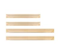 Solid Canvas Stretcher Frames, Premium Pine Wood Strips Bar Set, for Oil Paintings Poster Prints, DIY Arts Accessory Materials Supply, 10"x22"/25x55cm