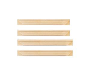 Solid Canvas Stretcher Frames, Premium Pine Wood Strips Bar Set, for Oil Paintings Poster Prints, DIY Arts Accessory Materials Supply, 14"x16"/35x40cm