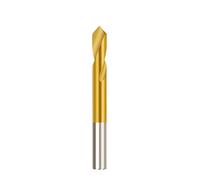 Solid Carbide Chamfer Router Bit 3/4/5/6/8/10/12mm Shank 90 Degrees End Mill Bits HSS Spot Drill 2 Flutes V Groove CNC Milling Cutter(90DegreexD3x12x50L,5PCS)