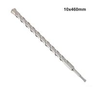 Solid Carbide for Masonry Drill Bit for Drills for 520mm Cutting X 110460mm Length Quartet Diameter Hammer Edges Concrete Stone Brick (10X460MM)