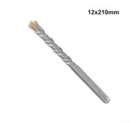 Solid Carbide for Masonry Drill Bit for Hammer Drills 520mm Diameter X 110460mm Length 4 Cutting Edges for Concrete Stone Brick (12X210MM)