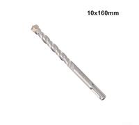 Solid Carbide Masonry Drill Bit for Hammer Drills - 5-20 mm Diameter, 110-460 mm Length, for Concrete, Stone & Brick(10X160MM)