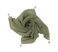 Solid Chiffon Square Headscarf, Lightweight Neckerchiefs, Hair Bandana, Neckerchief, Headbands, Knitted (AG, One Size)