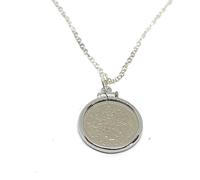 Solid Cinch Pendant 1955 Lucky sixpence 70th Birthday plus a Sterling Silver 18in Chain