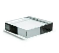 Solid Clear Acrylic Block - Decorative Pedestal, Plinth, Riser for Display Showcase (DS/G89)