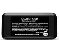 Solid Cologne For Men After Shave Aftershave balm Smoky Oud with Woody and Amber (Arabian Oudh, 18ml)