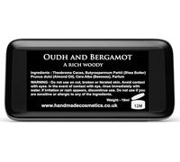 Solid Cologne | Solid Perfume Oud and Bergamot Woody Unisex After Shave Aftershave balm 18ml Tin