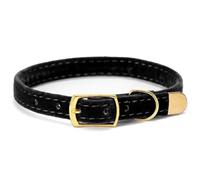 Solid Color Adjustable Cat Safety Collar With Bell For Chihuahua Yorkshire Terrier Pug Beagle,black,22-27 CM
