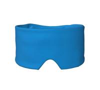 Solid Color Blue Printed Sleep Eye and Ear Masks (26.8Ã-4.3 inches) Suitable for Travel, Yoga, Deep Rest Indoor and Outdoor