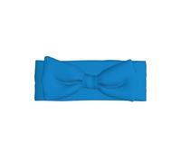 Solid color blue Prints Stylish Baby Bow Headband, Cute Head Turban for Infants & Newborns, for Birthday, Baptism
