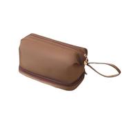 Solid Color Cosmetic Bag Double Layer Makeup Large Capacity Toiletry Organisers for Women and Man Solid Color Makeup Travel Toiletry Double Layer Storage