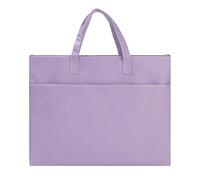 Solid Color Document Organizer Portfolio Case with Partition Bags Art Bag A3 A4 Large Capacity Zippered Partitioned File Holder Waterproof Carrying Purple A3