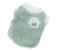 Solid Color Dog Pullover Furry Vest for Medium Dogs to Large Dogs for Spring Basic Solid Color Cloth with Cartoon Lamb