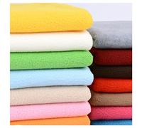 Solid Color Faux Fleece Fabric by The Metre, Anti Pill Polar Polyester Material for Sewing Blankets Pet Bedding Hoodies Throws Costume Design Hobbyists, 50x160cm, Fixed Width 160cm (Color : Light gre